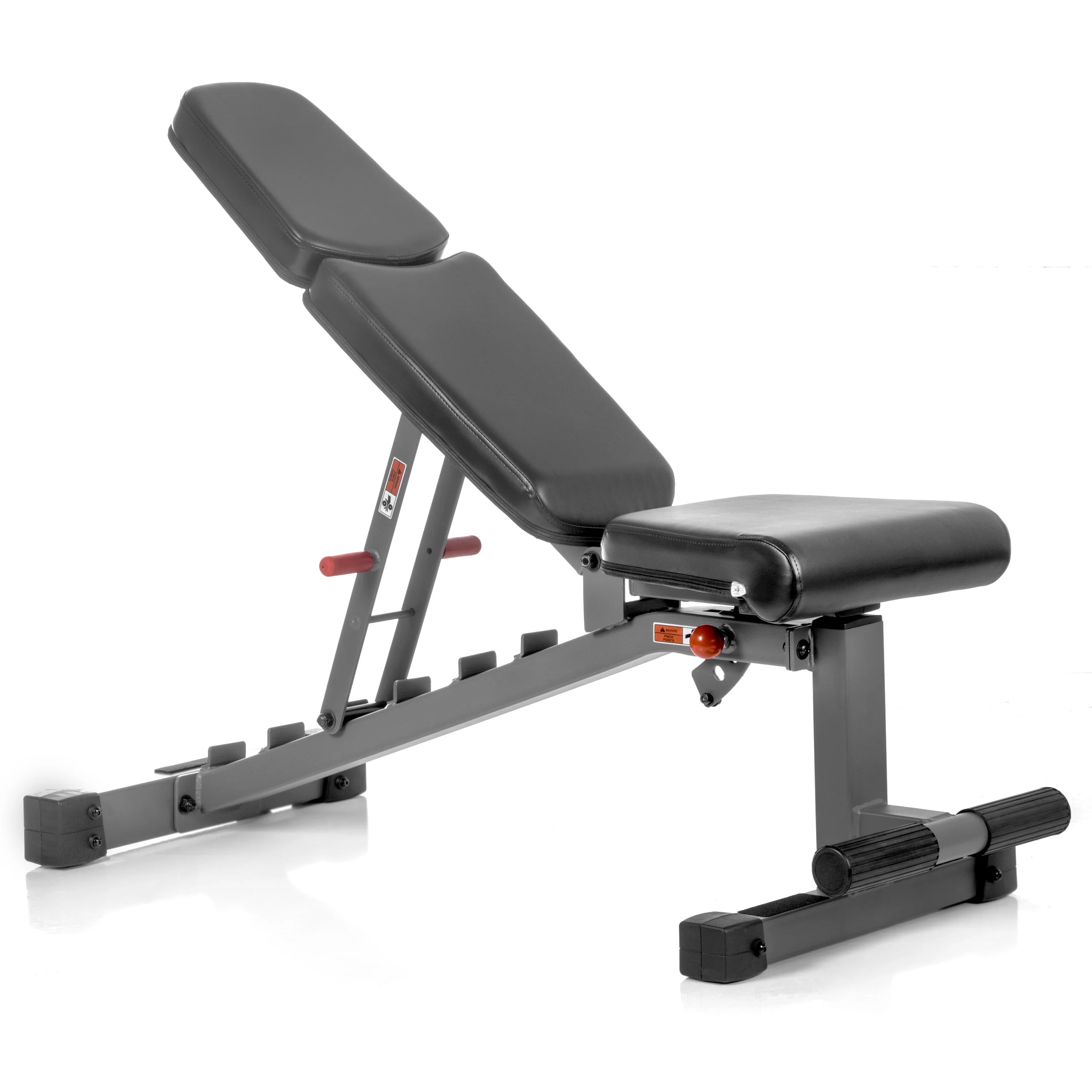 5-50 lb Hex Dumbbell Set with Rack and Weight Bench - Image 5