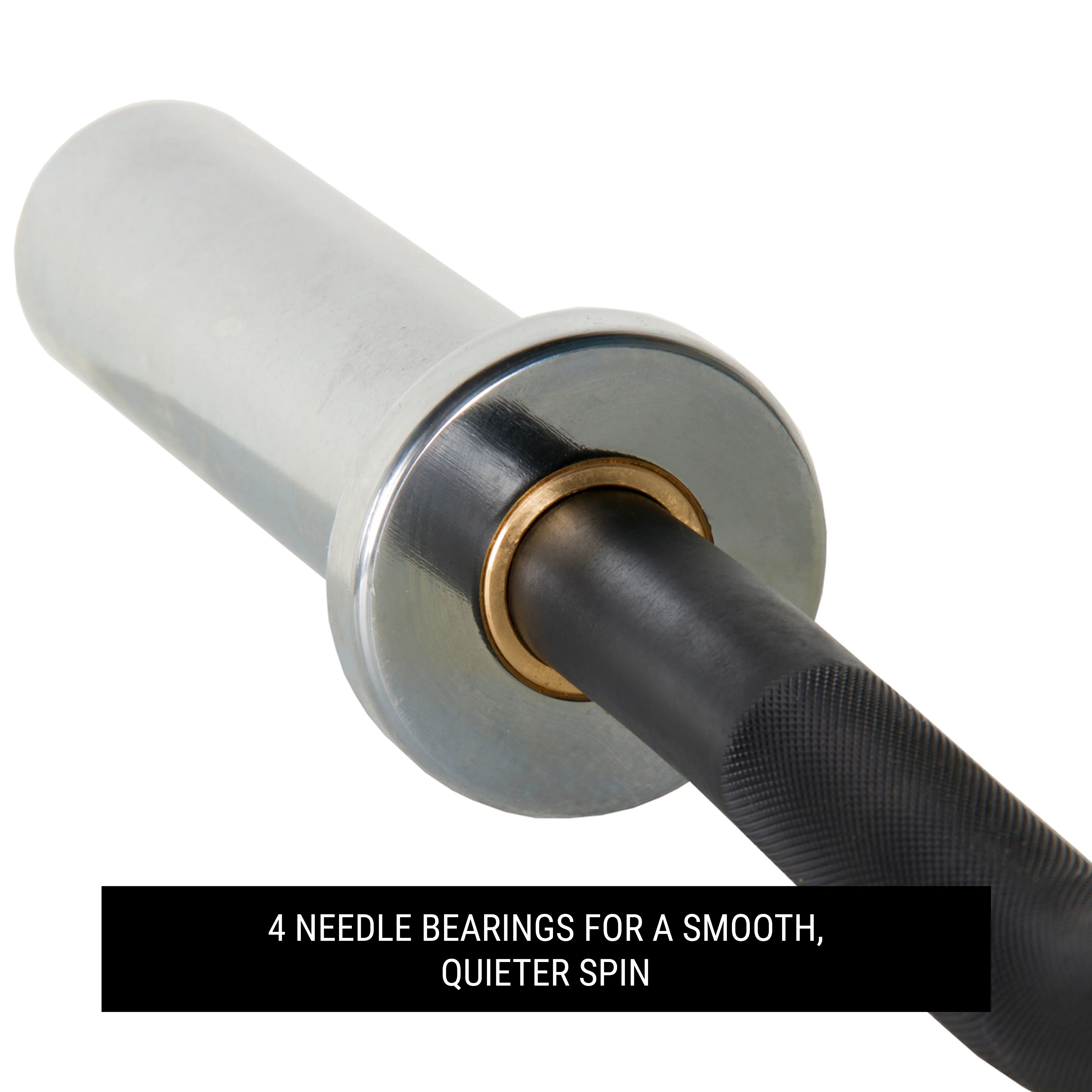 Chisel Olympic EZ Curl Barbell, 47 inches - Image 4