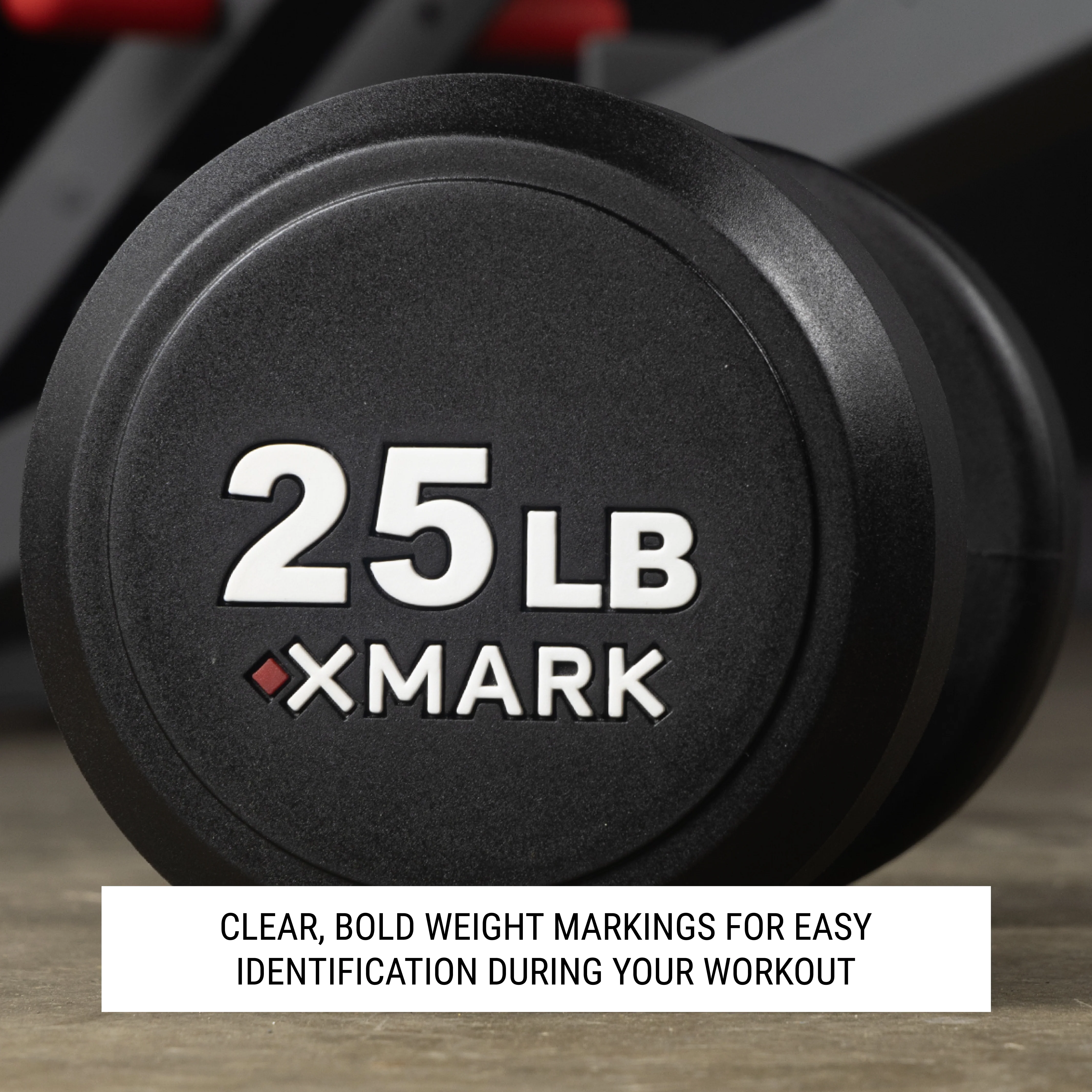 Round Commercial Urethane Dumbbells  (5-50 lb and 5-75 lb Sets) - Image 5