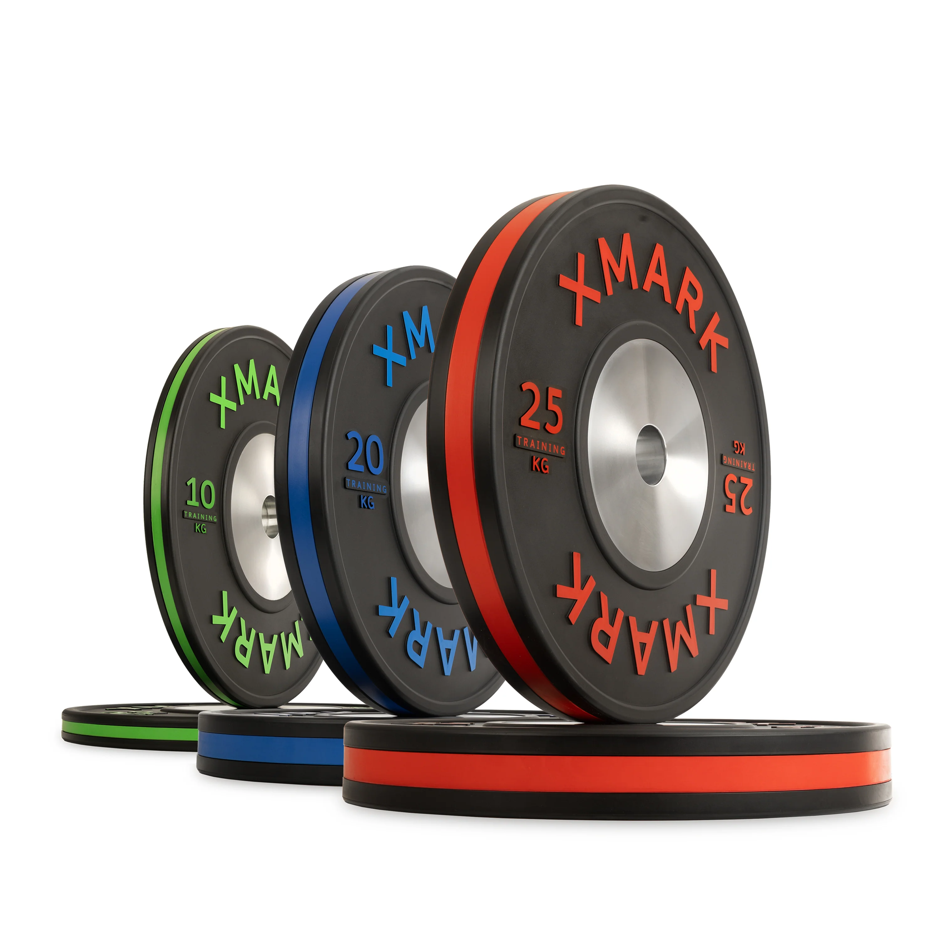 Striped Premium IWF Training Bumper Plates (KG) Pairs and Sets - Image 6