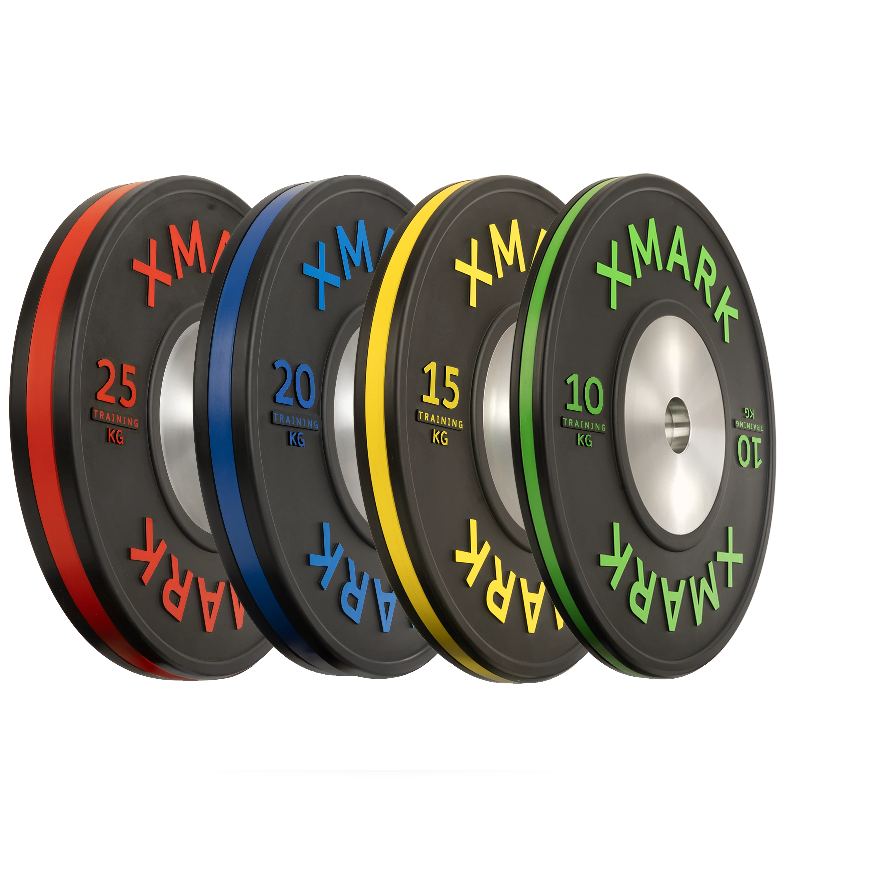 Striped Premium IWF Training Bumper Plates (KG) Pairs and Sets - Image 8