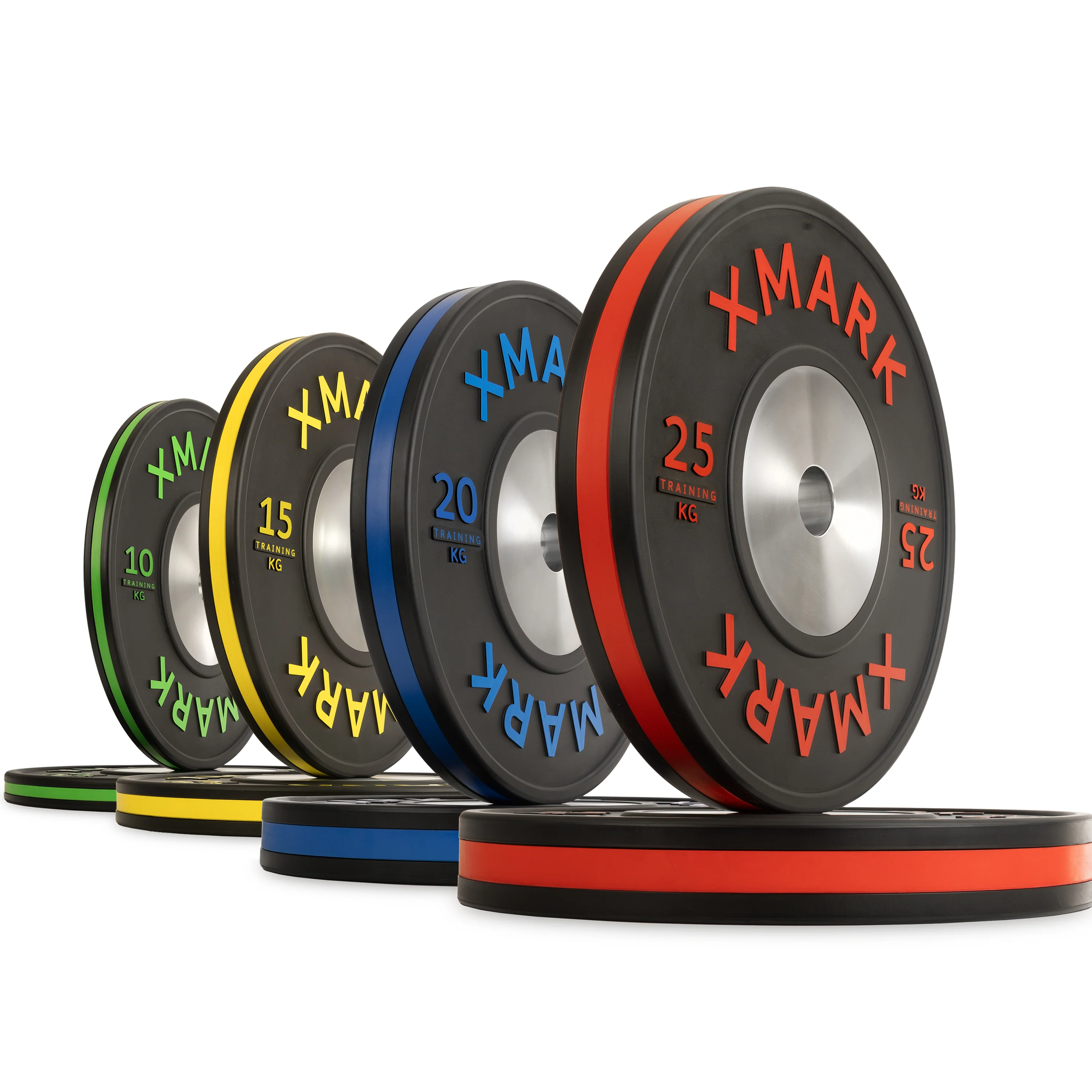 Striped Premium IWF Training Bumper Plates (KG) Pairs and Sets - Image 9