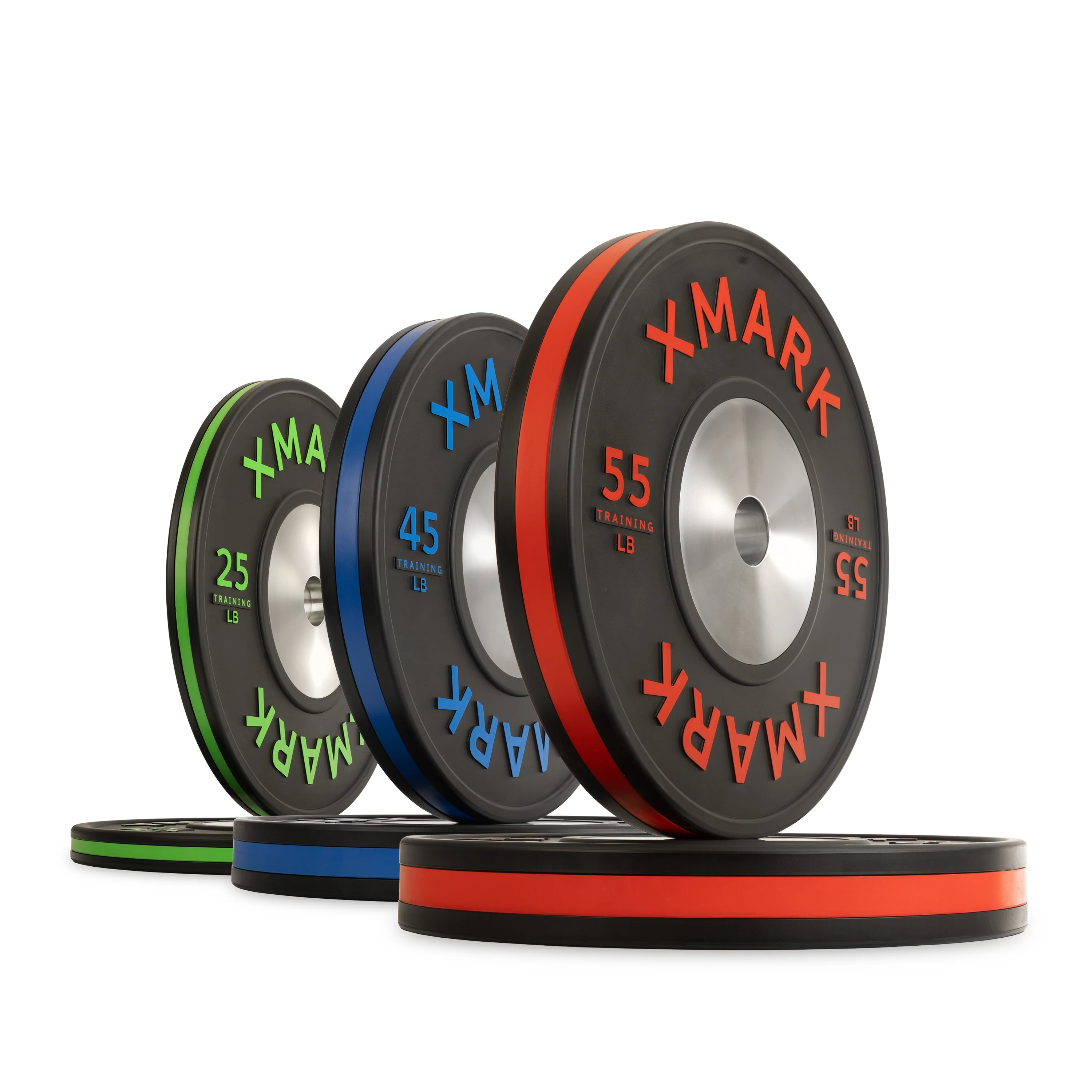 Striped Premium IWF Training Bumper Plates (LB) Pairs and Sets - Image 6