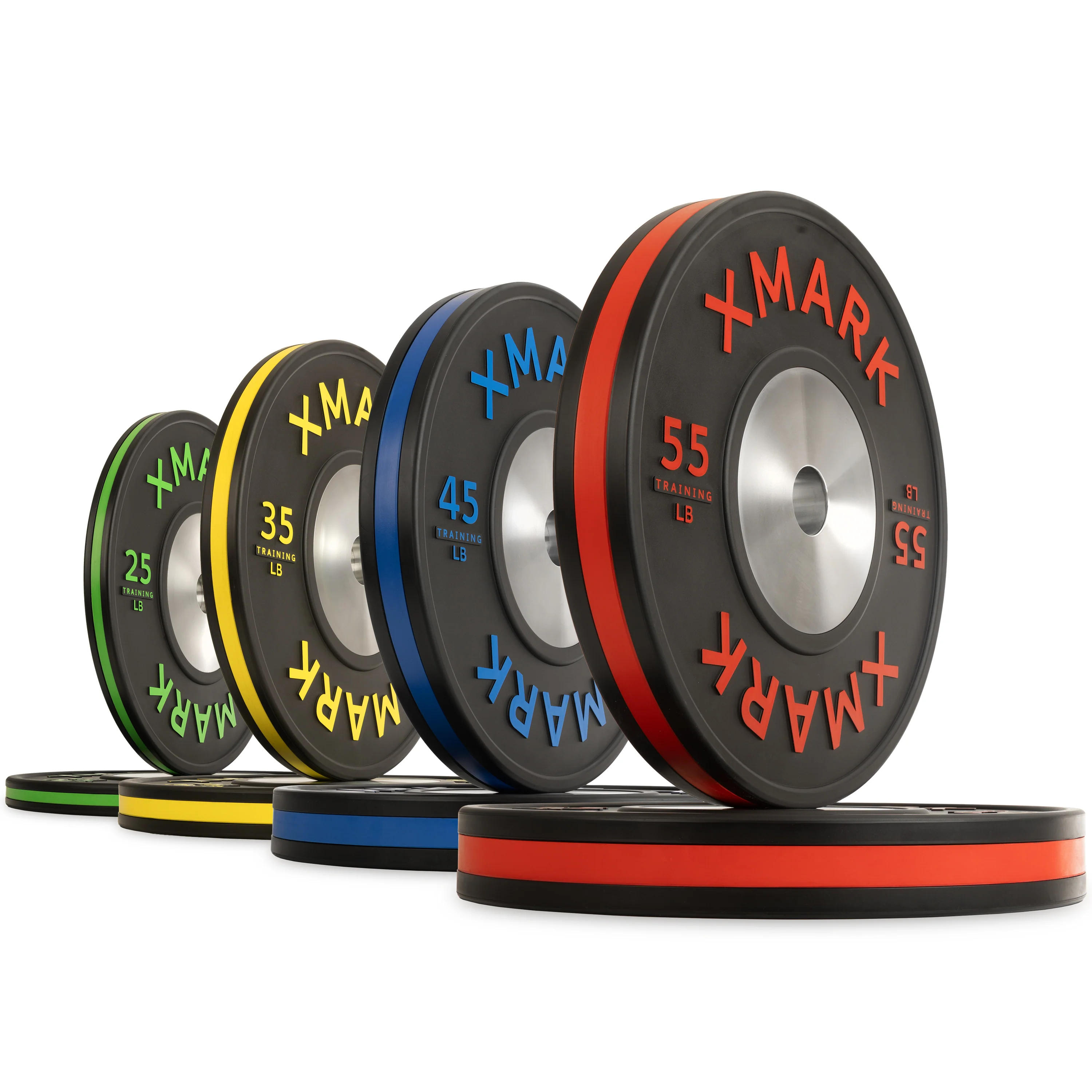 Striped Premium IWF Training Bumper Plates (LB) Pairs and Sets - Image 8