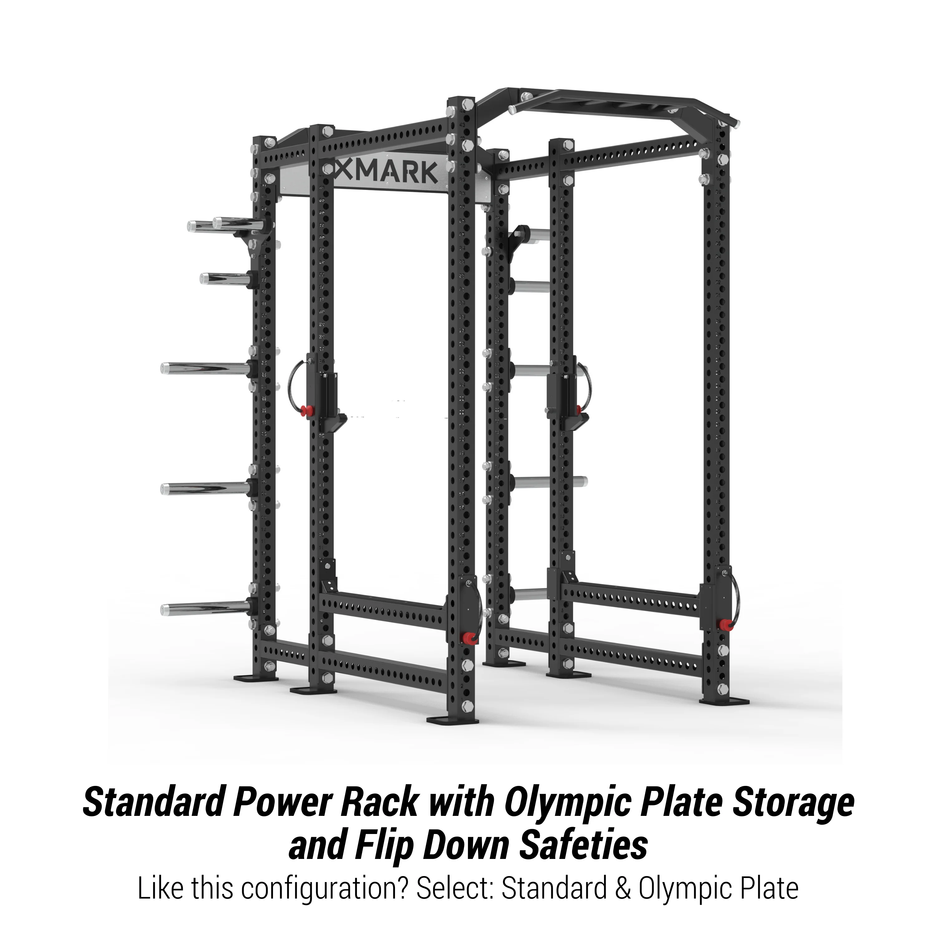 Viper Power Rack with Storage & Flip Down Safeties - Image 3