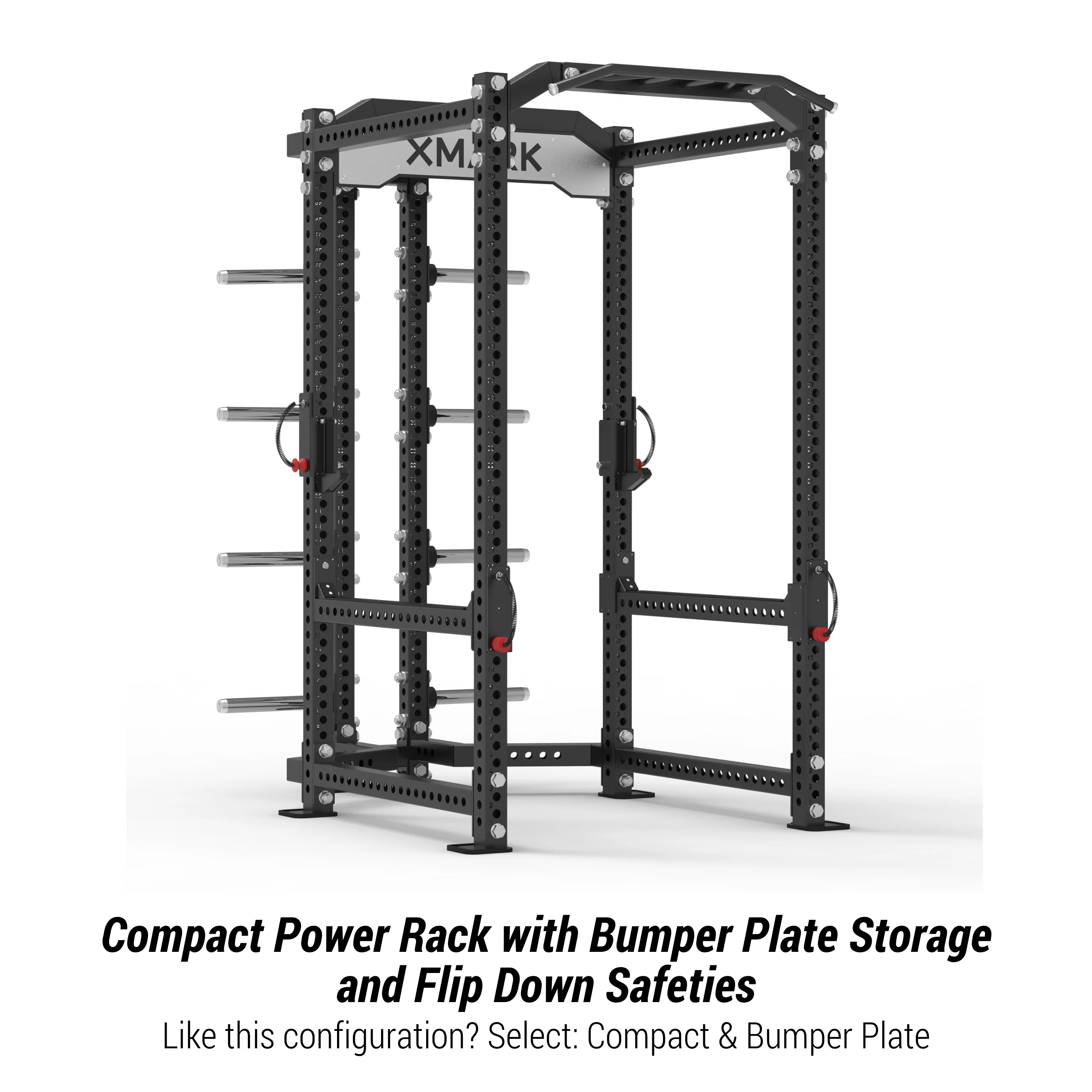 Viper Power Rack with Storage & Flip Down Safeties - Image 4