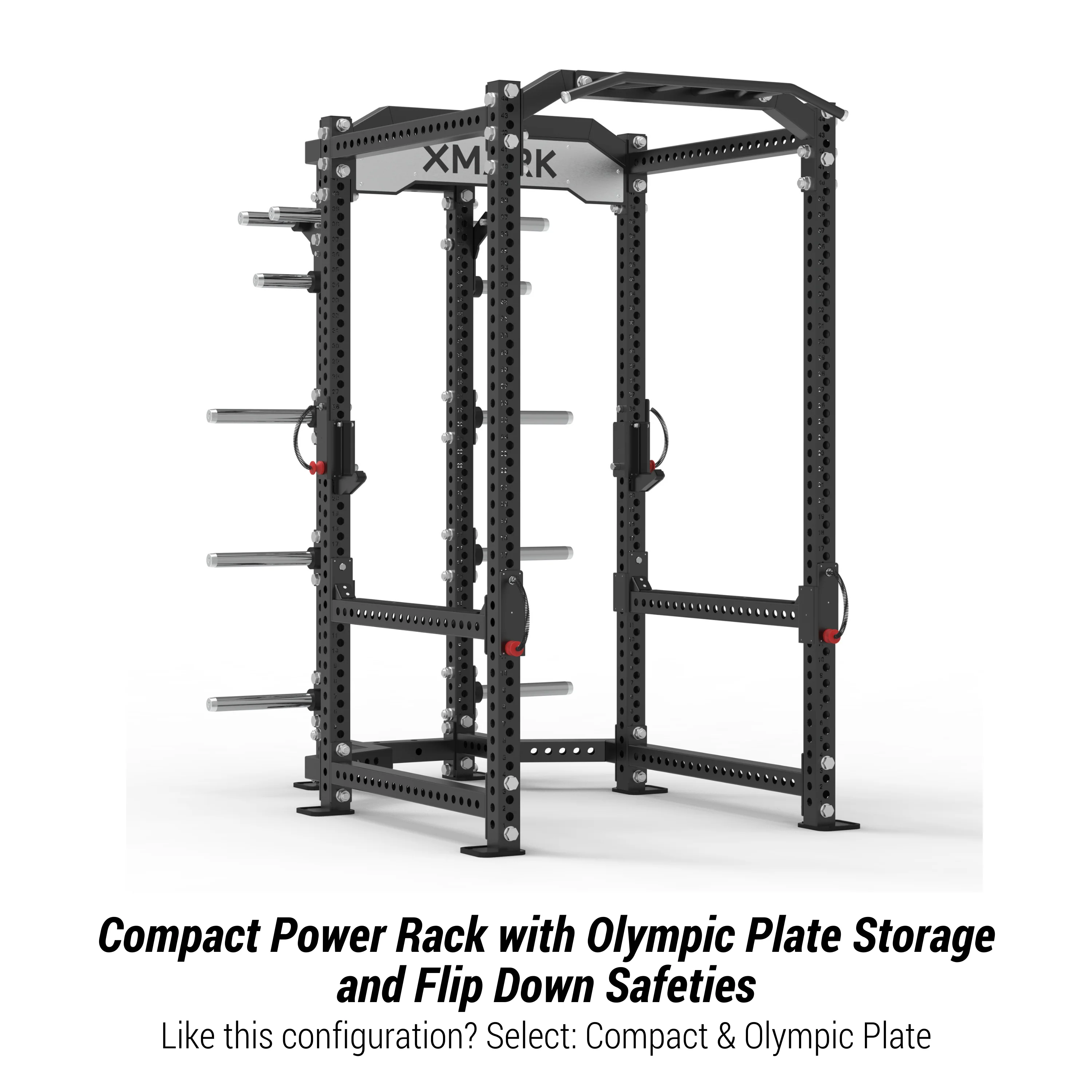 Viper Power Rack with Storage & Flip Down Safeties - Image 5