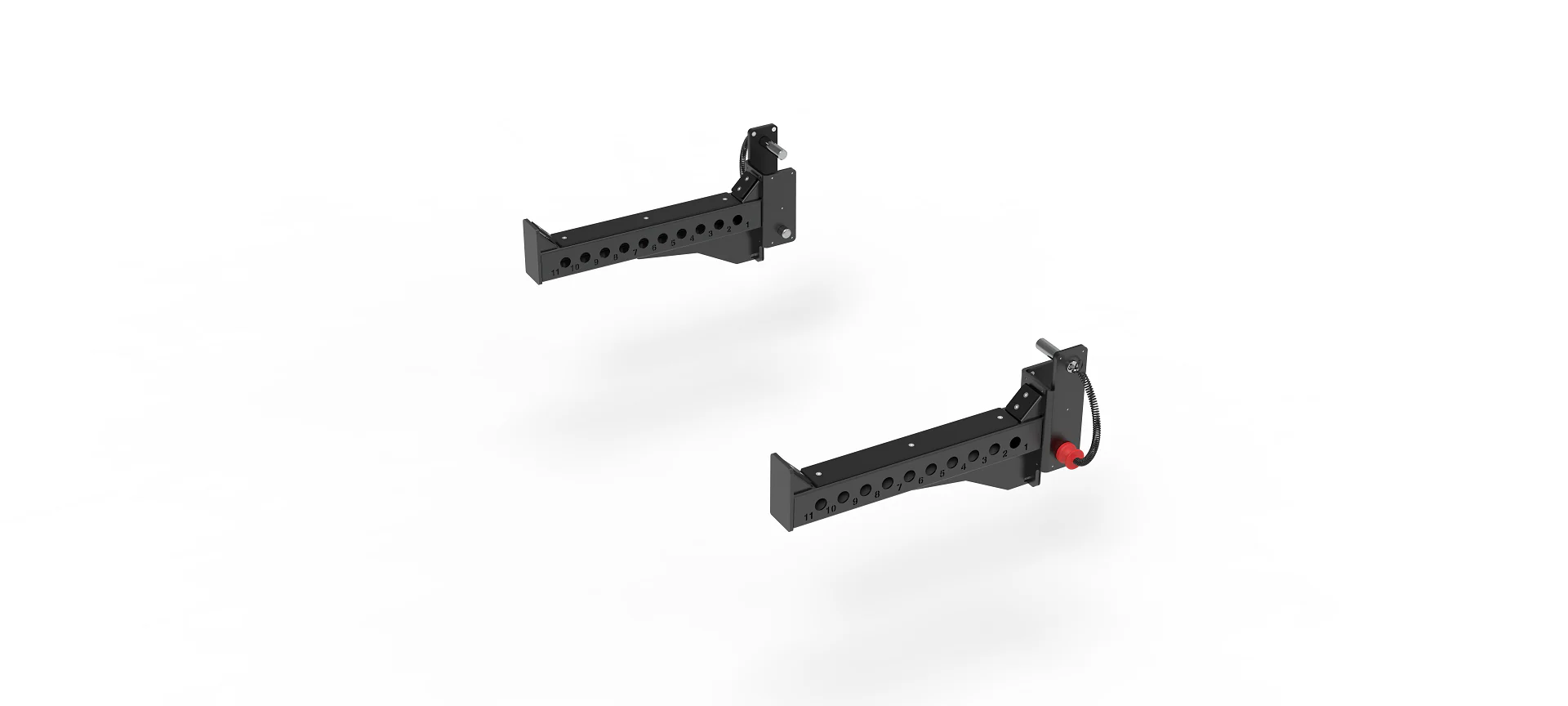 Safety spotter arms